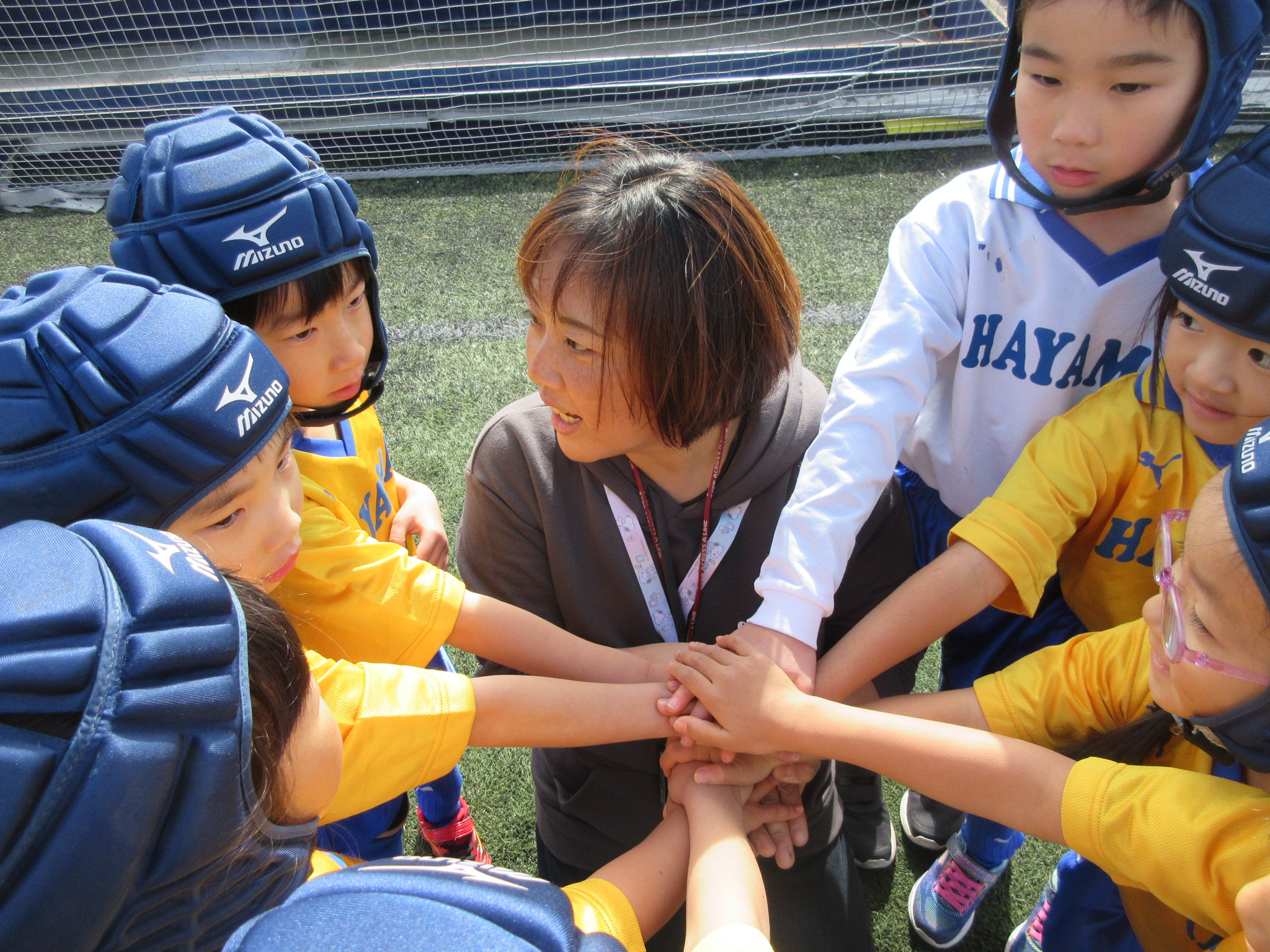 心を一つに！（ゆり、５歳児）