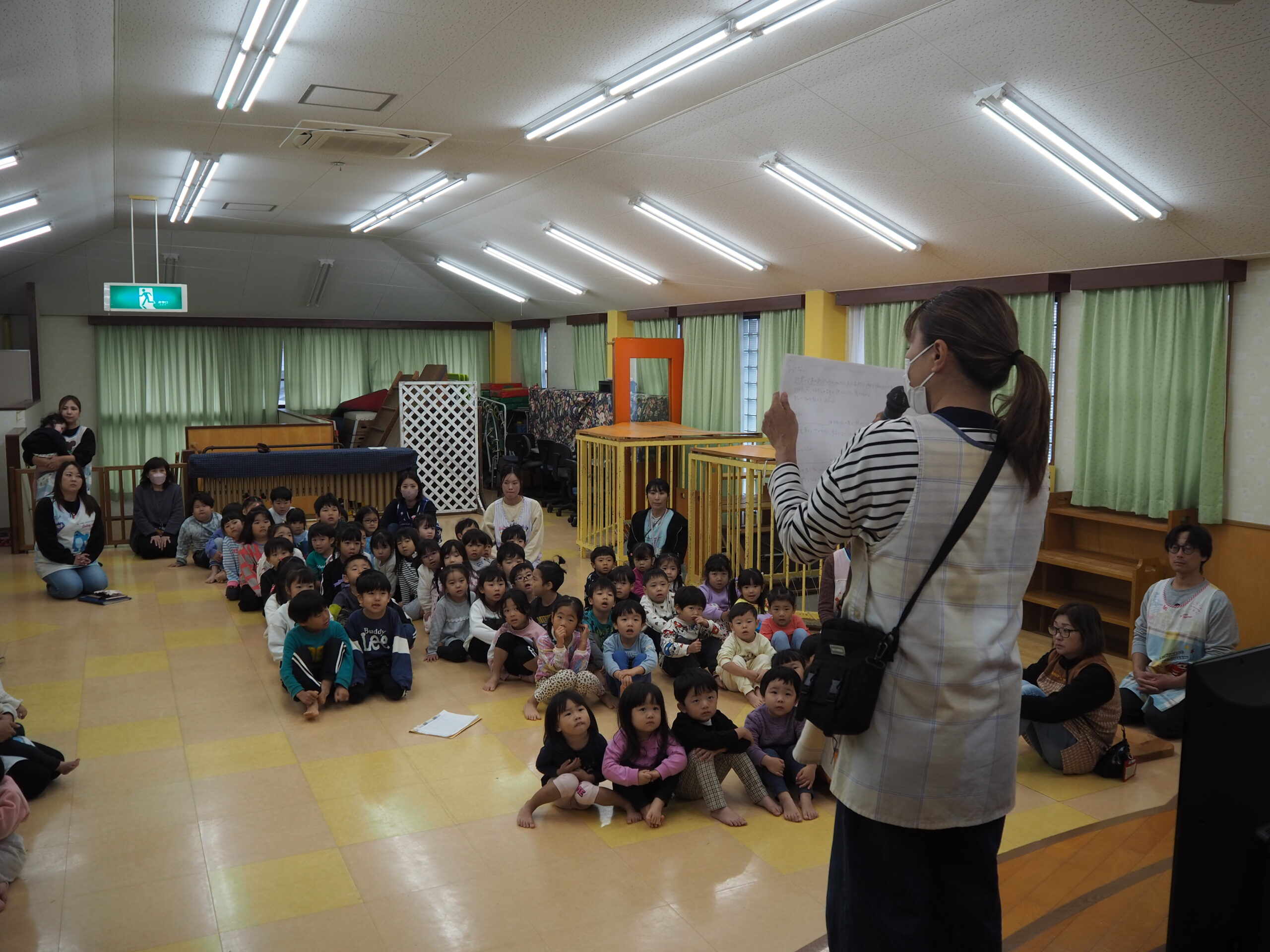 真剣な眼差しが、みんなを守るんだね（ゆり、5歳児）