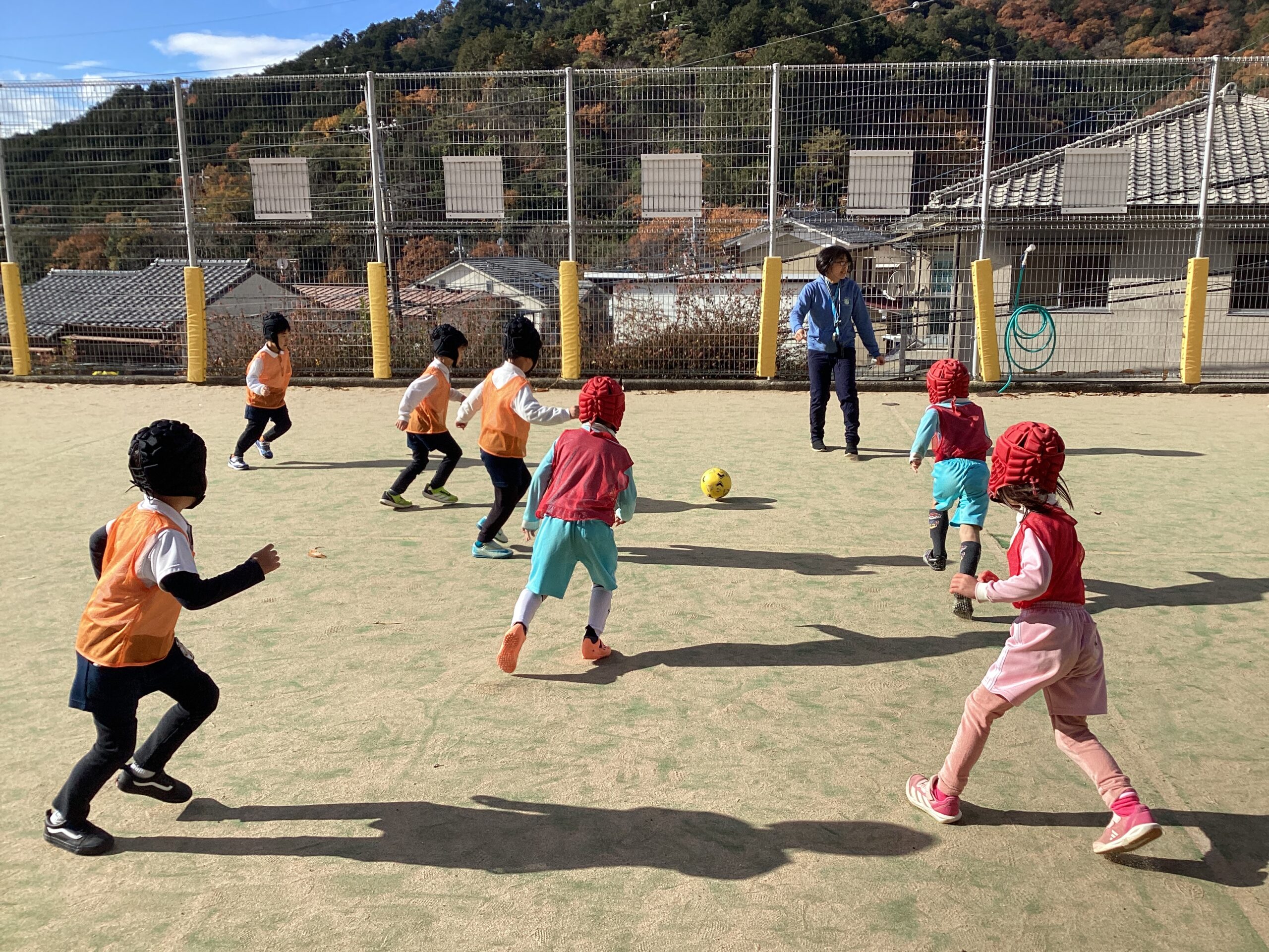 永興小金塚こども園とサッカーの練習試合をしました⚽(ゆり組：5歳児)