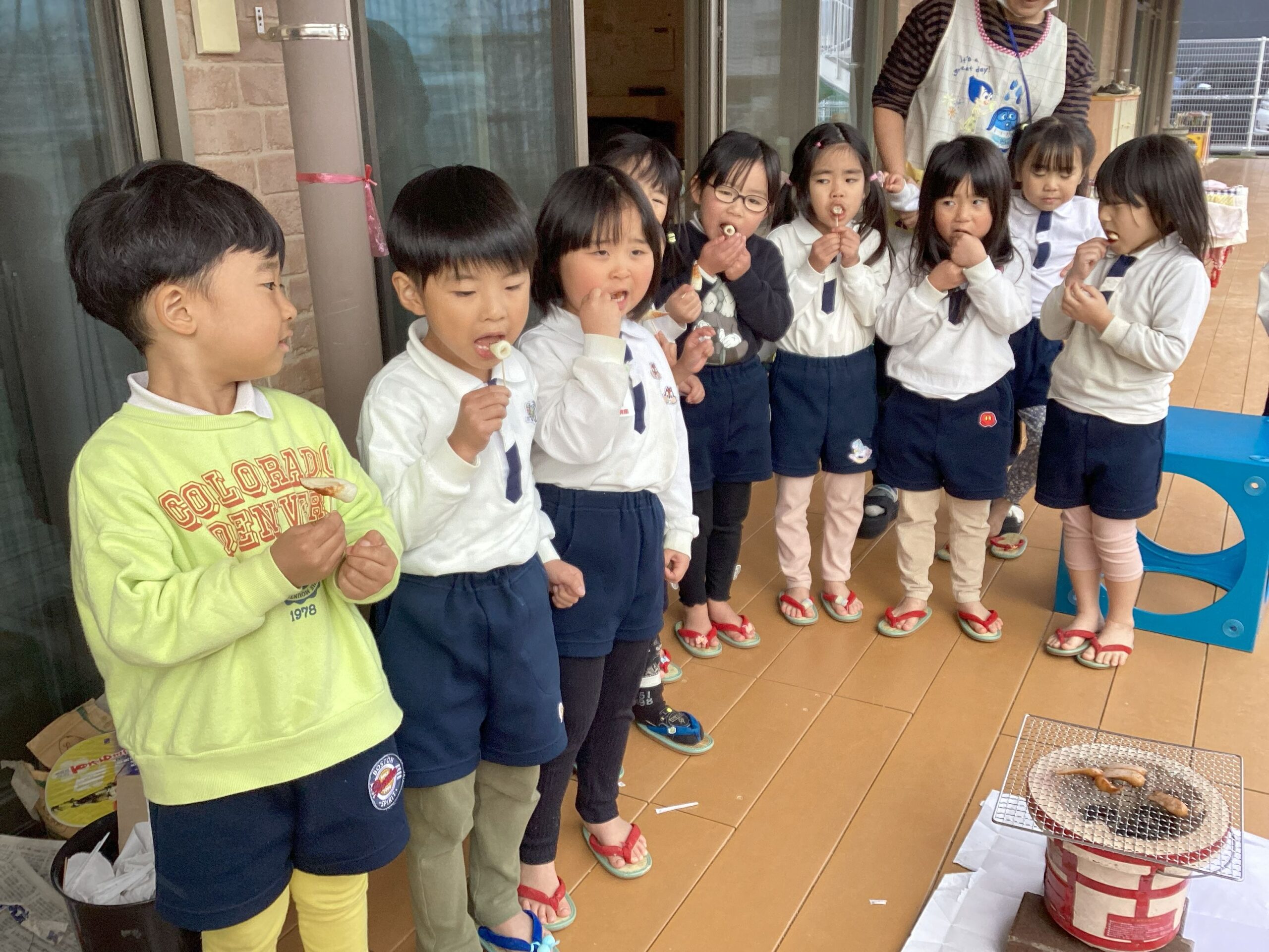 さくら組忘年会　七輪パーティー🌸(さくら組：４歳児)