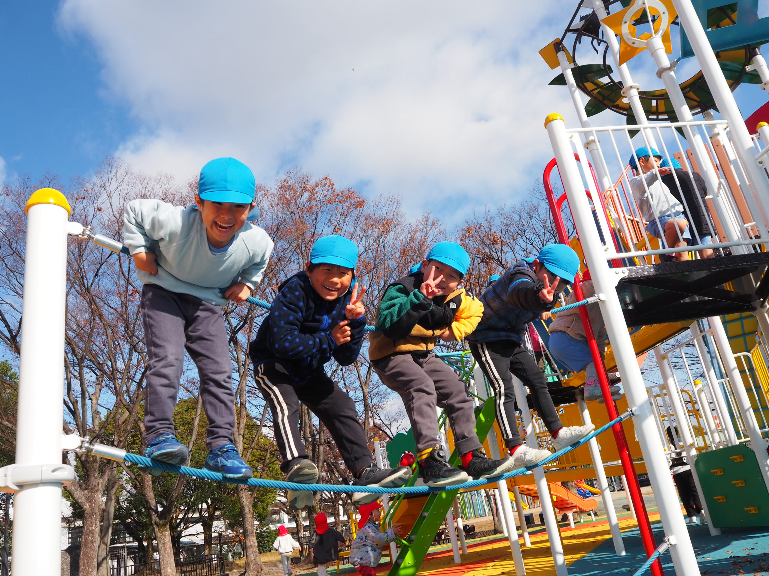 一緒に遊んで最っ高！！（ゆり、５歳児）