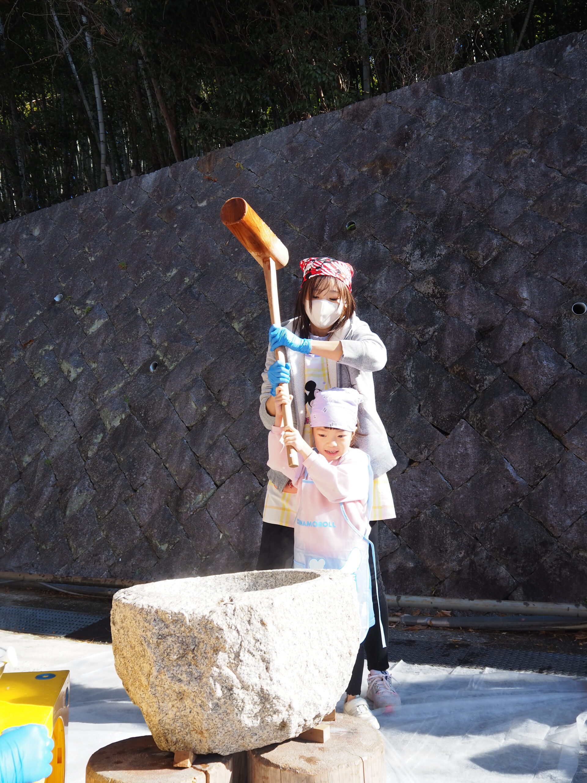 よいしょ！よいしょ！（ゆり、５歳児）