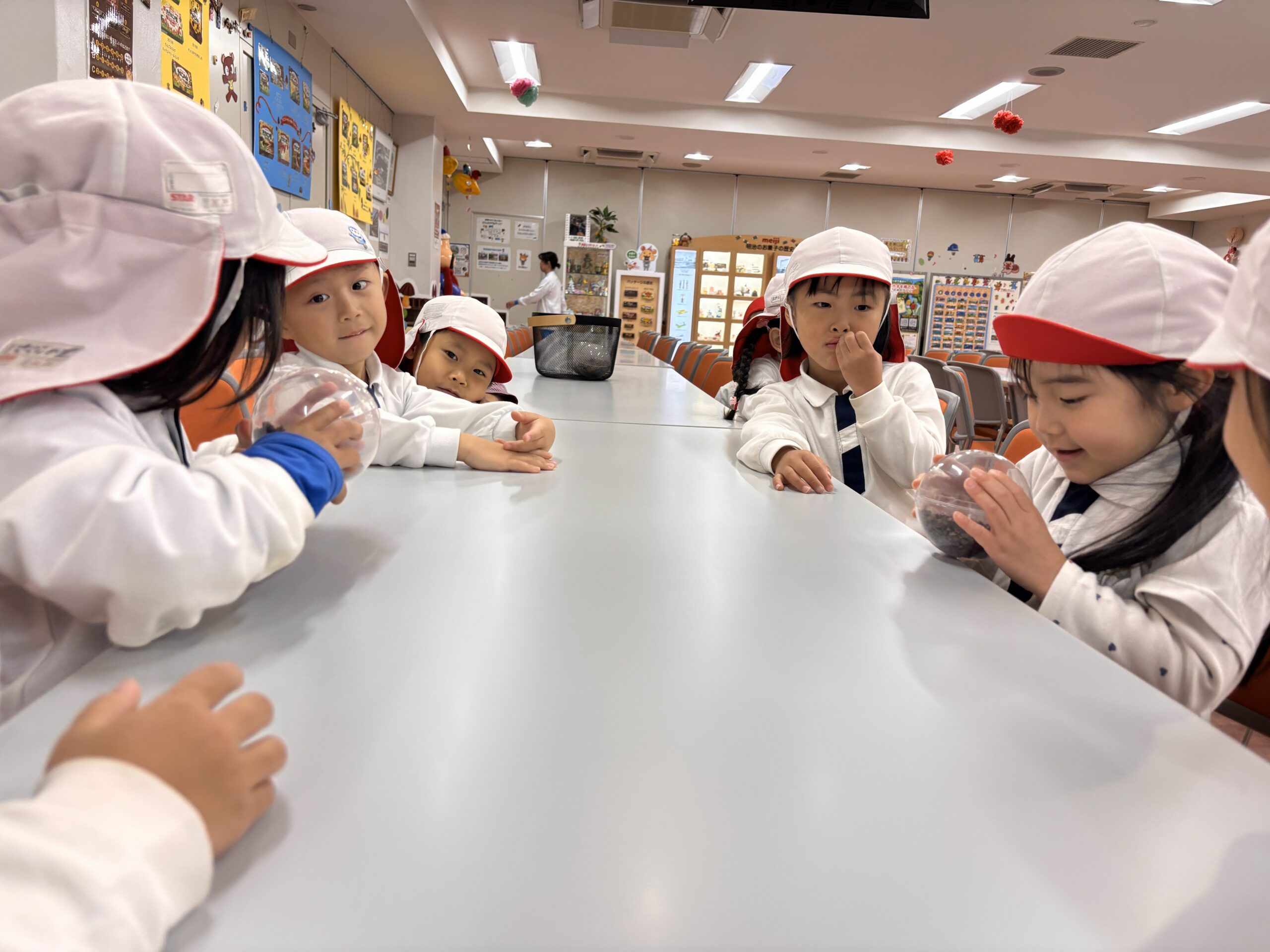 明治チョコレート工場に行きました🍫(さくら組：４歳児)