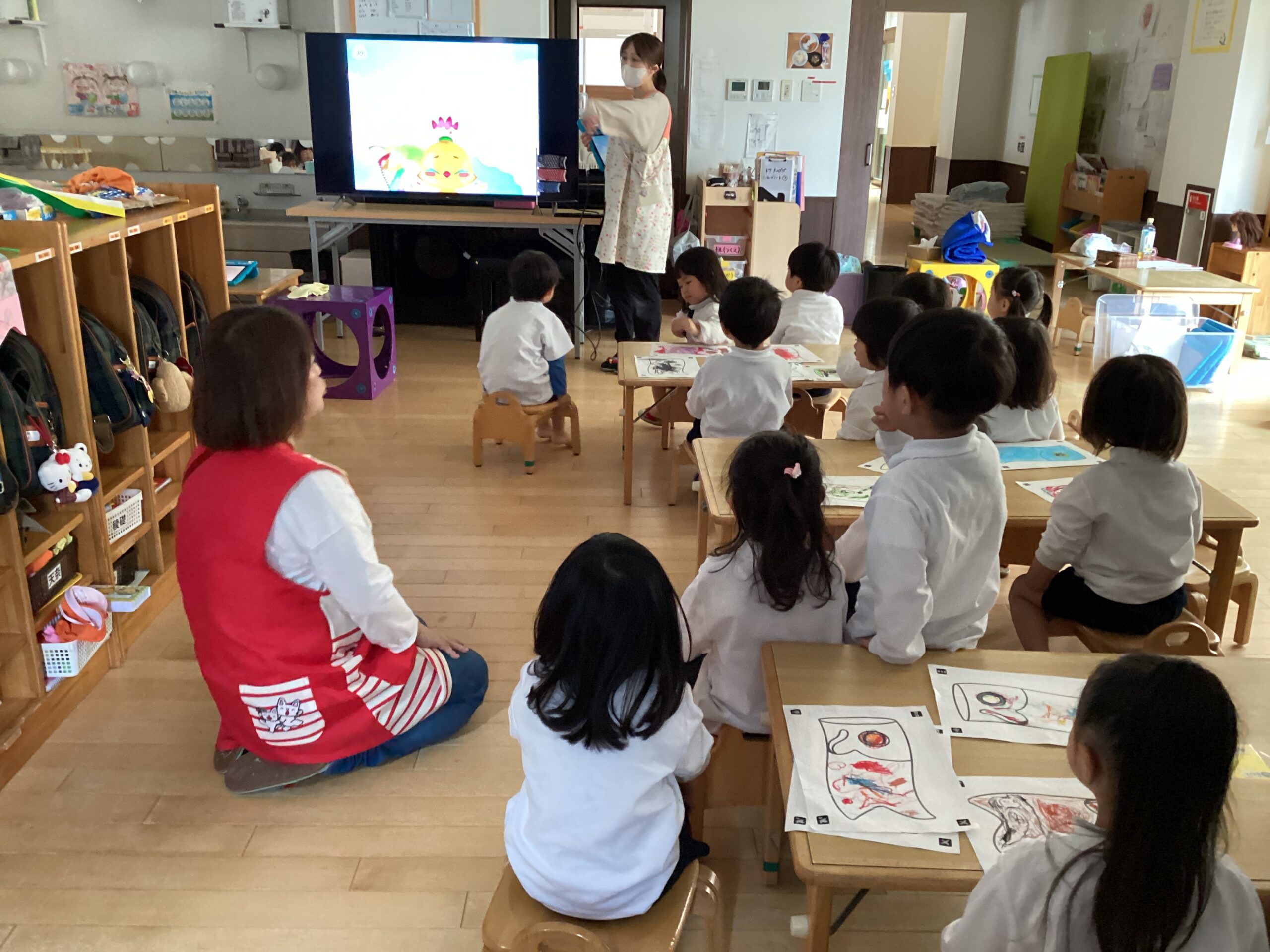 プログラミングをしよう☺【3歳児：たんぽぽ組】