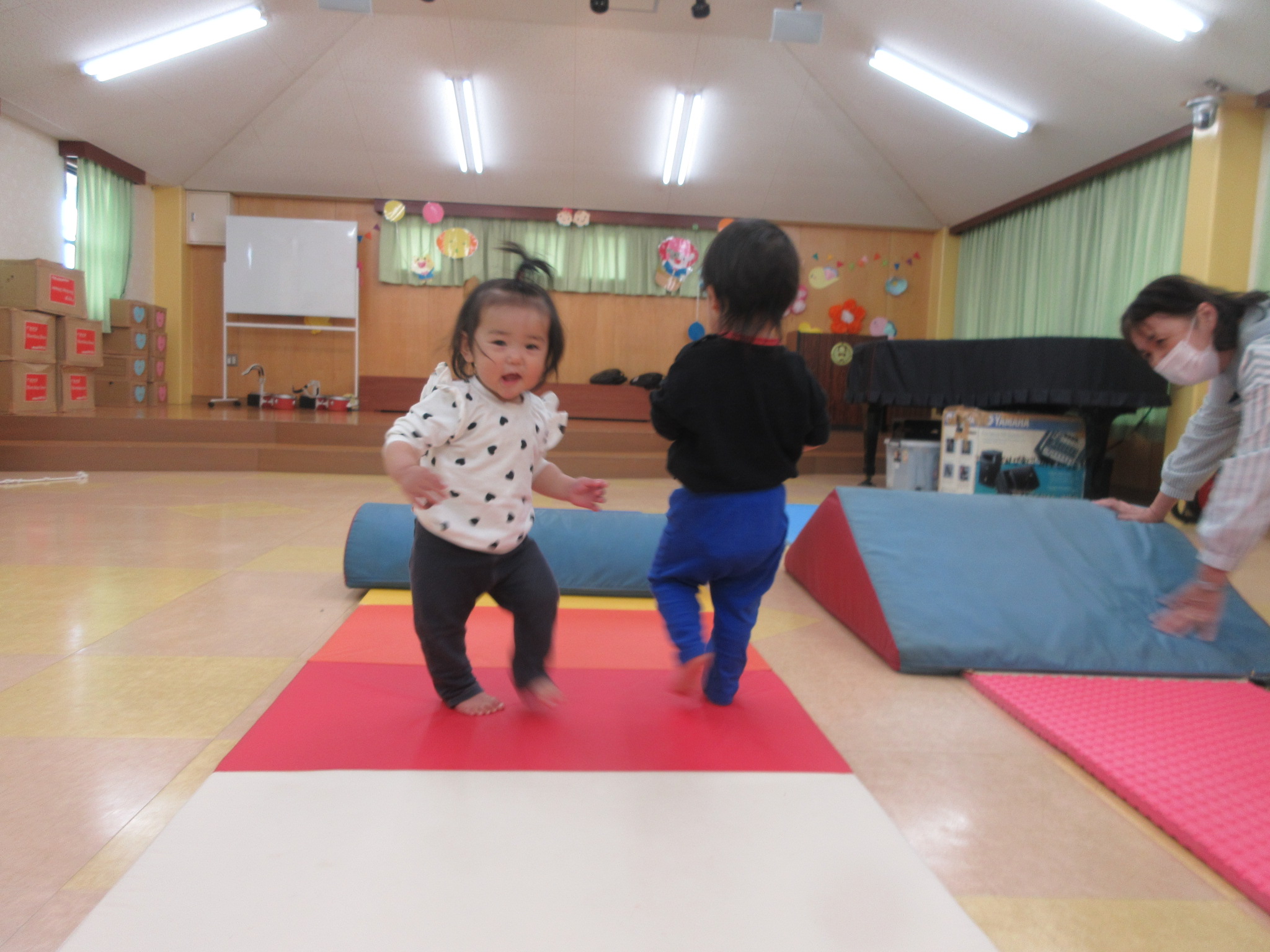 運動大好き！（うさぎ０歳児、１歳児）