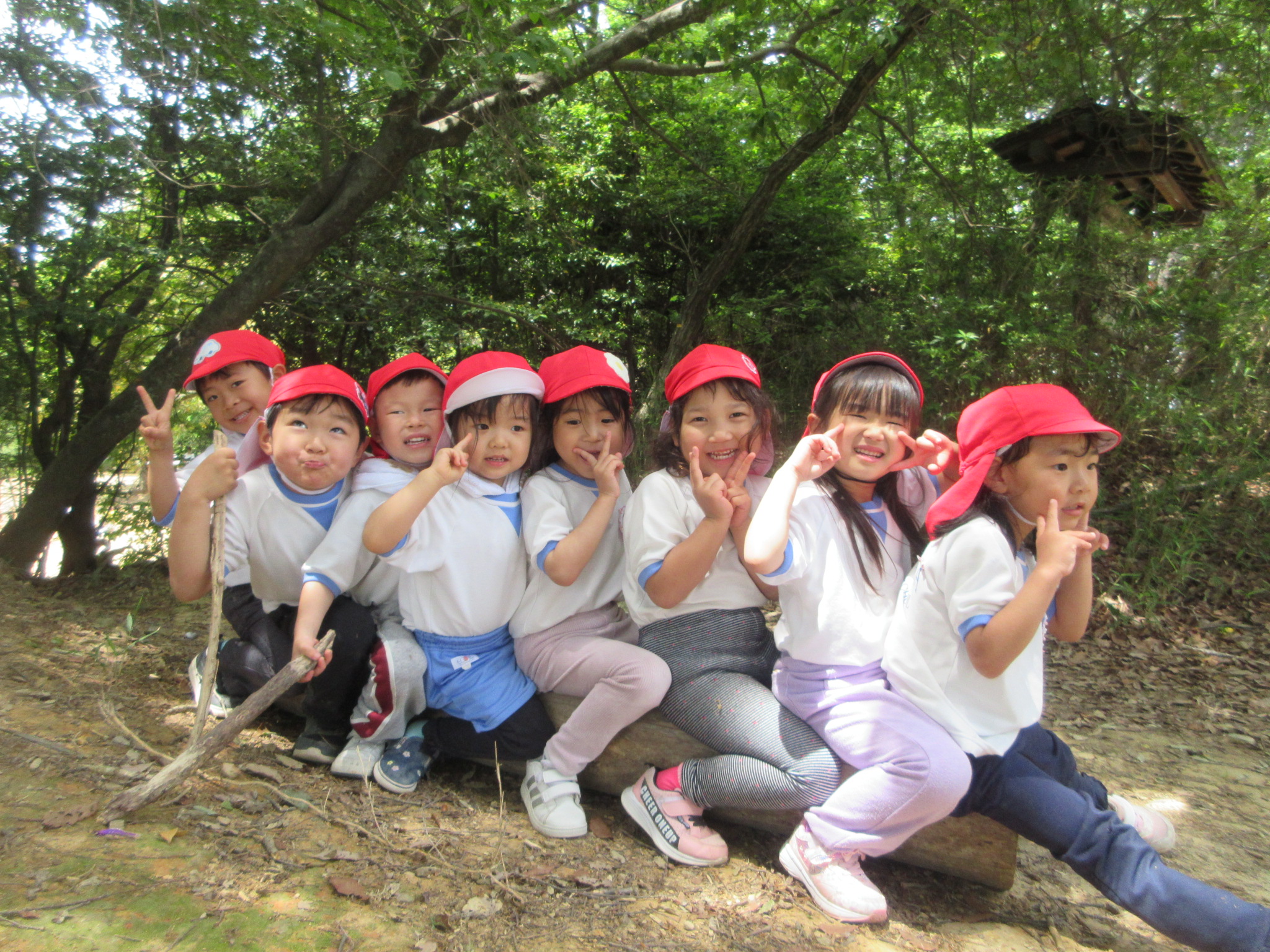 頑張りました！（さくら、4歳児）