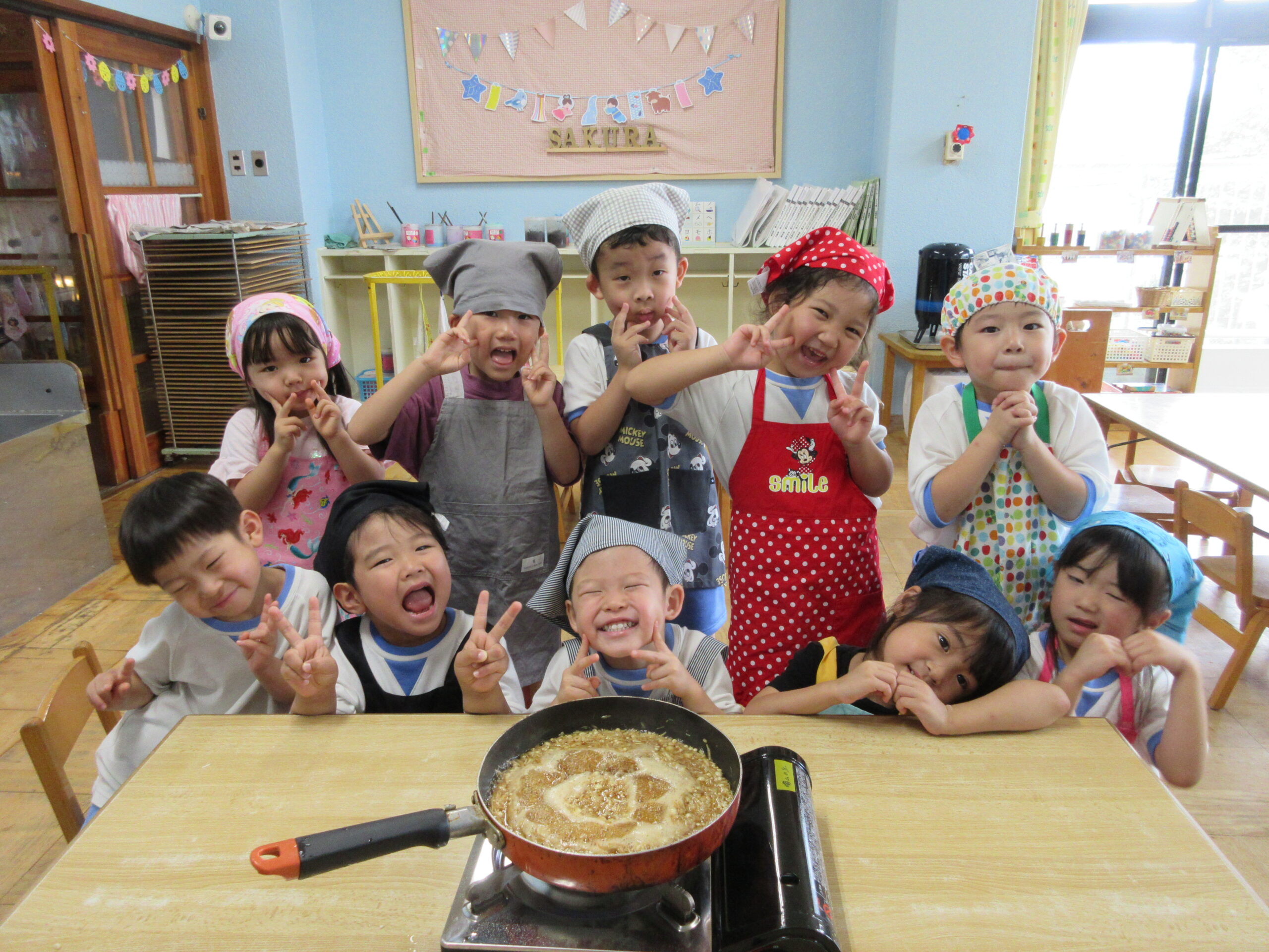 早く食べたーい（さくら、４歳児）