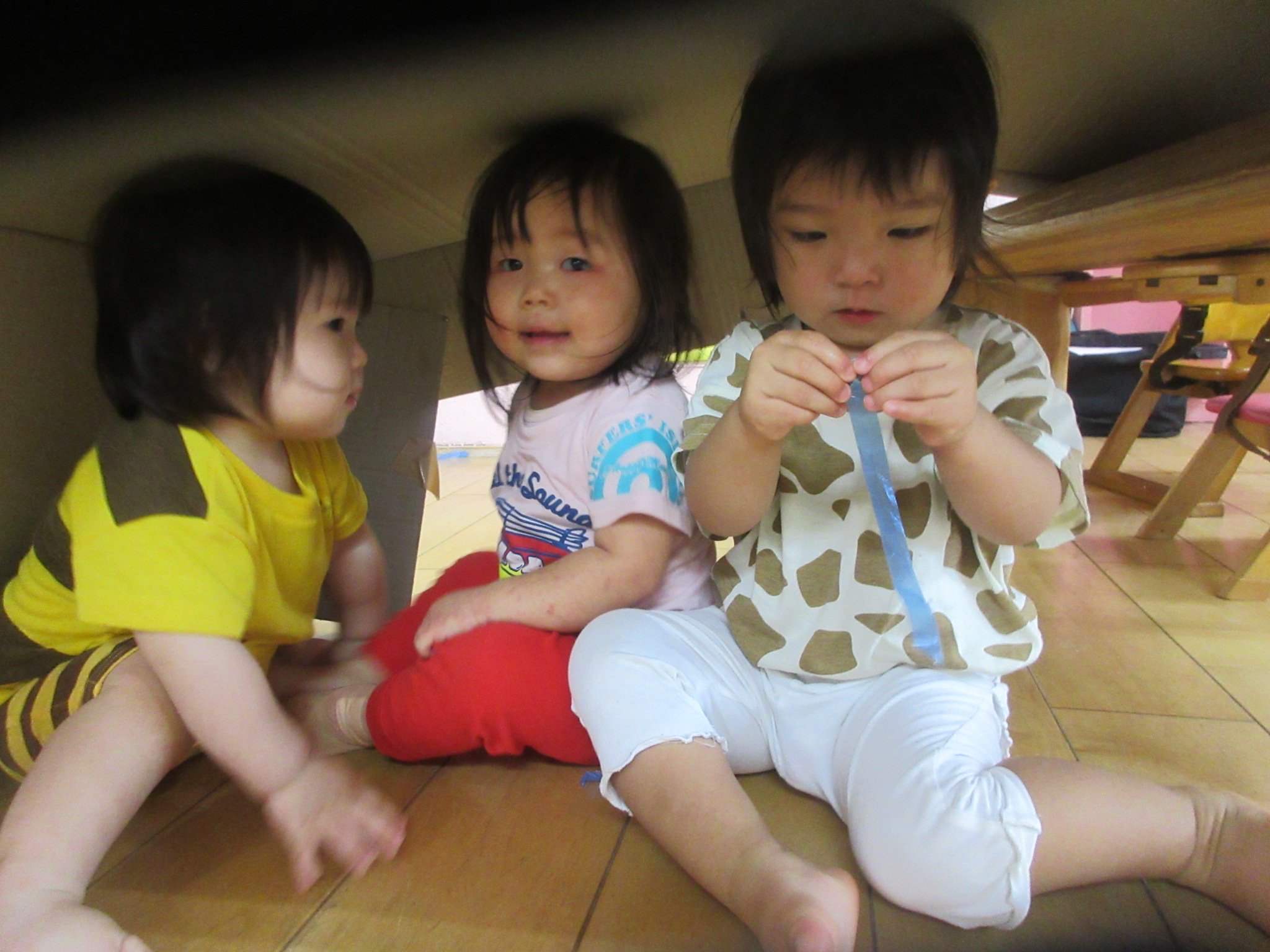 こどもは遊びの天才だ！（うさぎ０歳児、１歳児）
