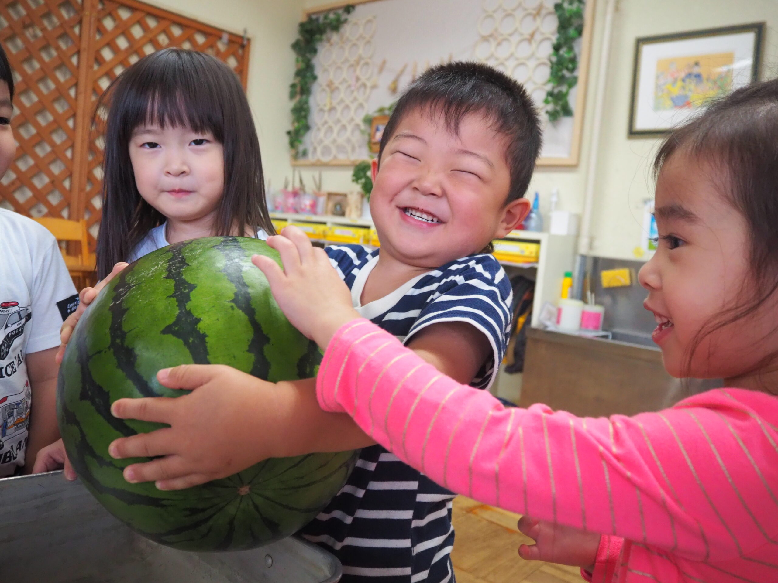 おもっ！おっきー！（たんぽぽ、３歳児）